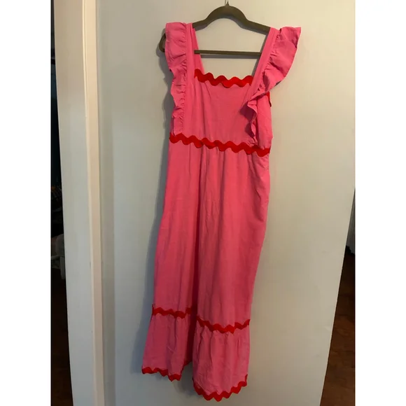 NWT Zesica Pink Sundress Size Medium - Picture 4 of 10